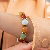 Stylish gemstone bracelet promoting confidence and emotional balance for women.